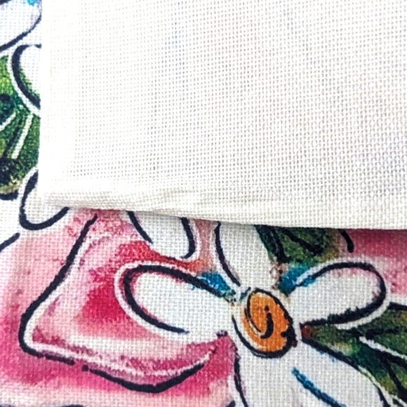 NEW Daisy PIG Pillow Cover 20X20" Pink Farmhouse Farm Life Country Year of the - Picture 6 of 8